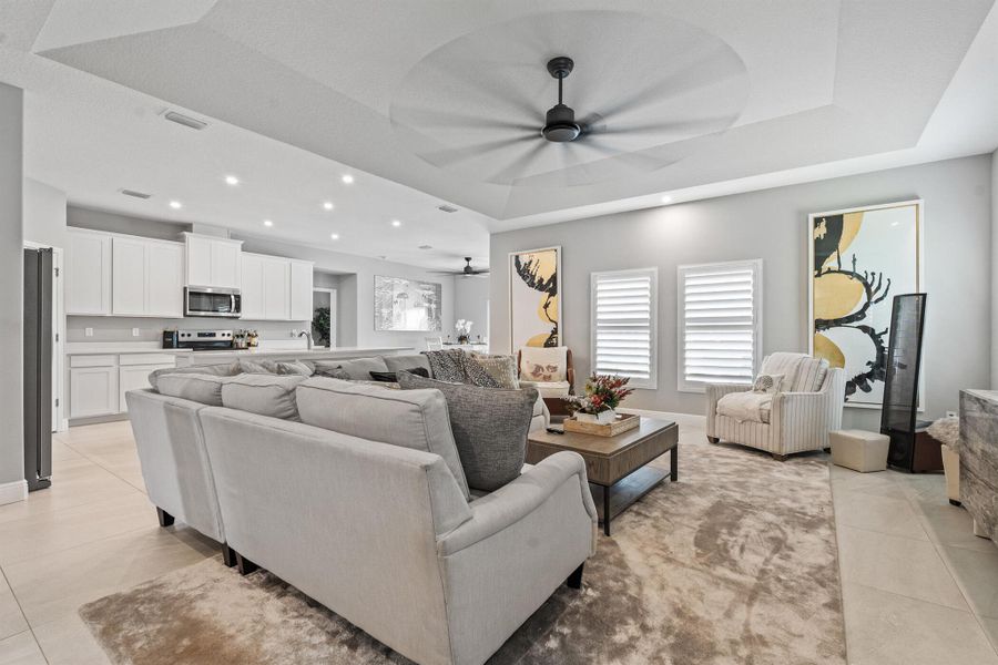 Furnished interior view inside a new home in Grande Hammock, Vero Beach (Image 16). Furnished interior view inside a new home in Grande Hammock, Vero Beach (Image 16).