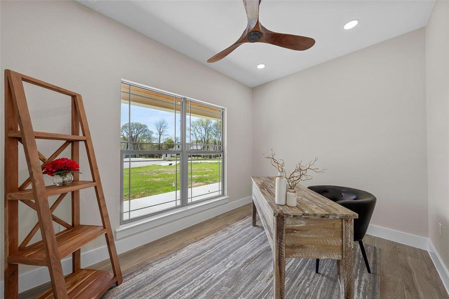 Furnished interior view inside a new home in , China Spring (Image 12).