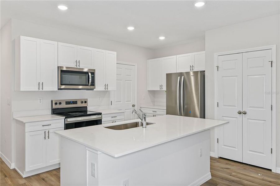 Furnished interior view inside a new home in Grove at Crosswind, Haines City (Image 6).