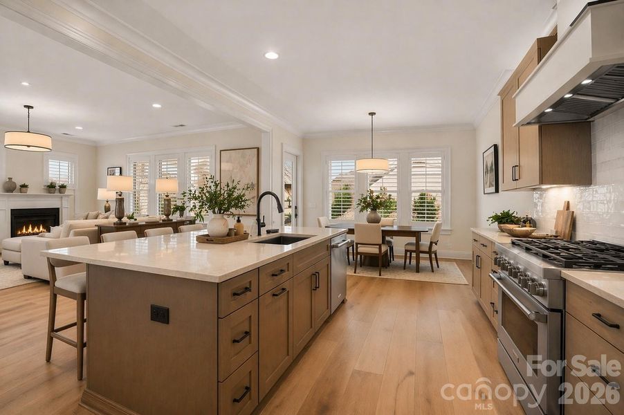 Furnished interior view inside a new home in , Stanley (Image 4).