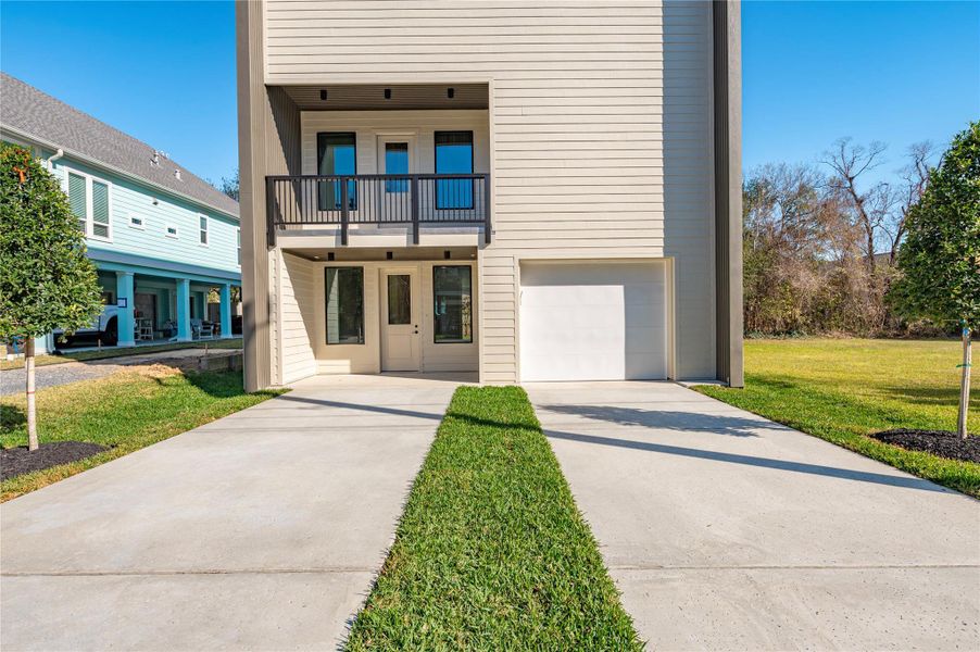Ample parking outside and inside garage