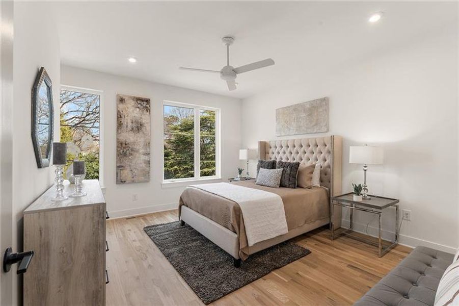 Furnished interior view inside a new home in Madison Park South, Atlanta (Image 7).