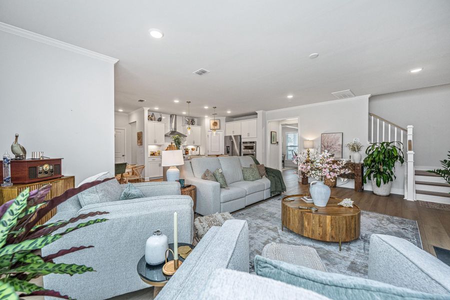 Furnished interior view inside a new home in Sea Island Preserve, Johns Island (Image 8).