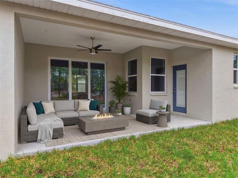 Exterior details and patio area of a home in , Homosassa (Image 27).