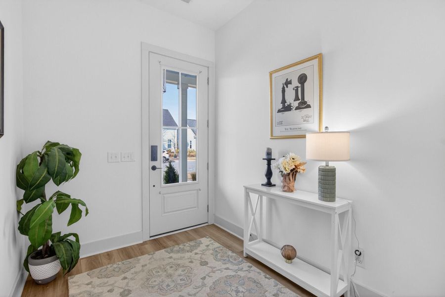 Furnished interior view inside a new home in The Domus Collection at Midtown Nexton, Summerville (Image 16). Furnished interior view inside a new home in The Domus Collection at Midtown Nexton, Summerville (Image 16).