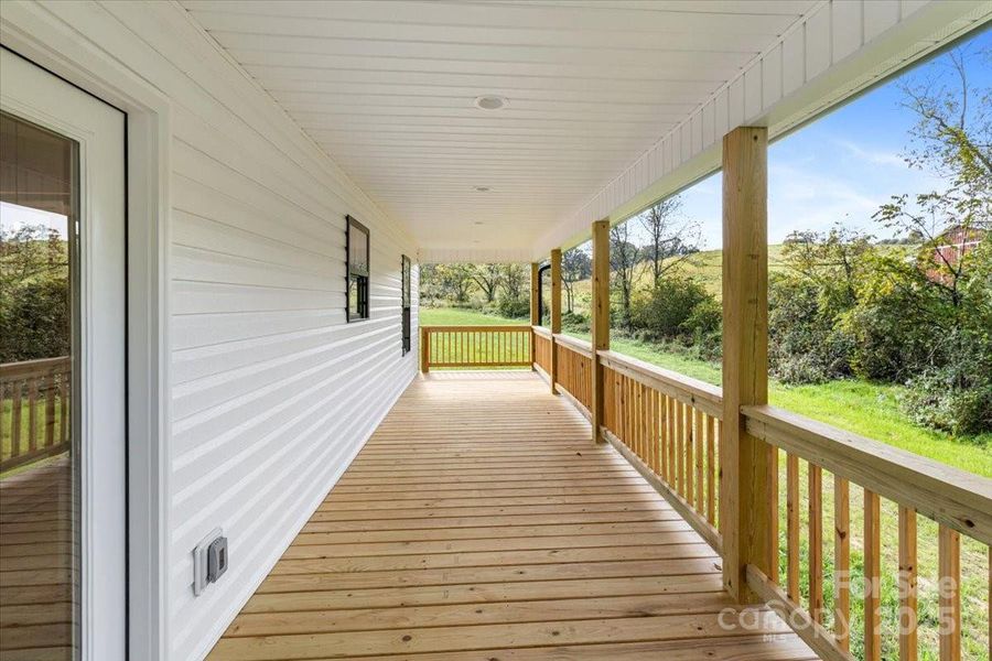 Exterior details and patio area of a home in , Marshall (Image 21).