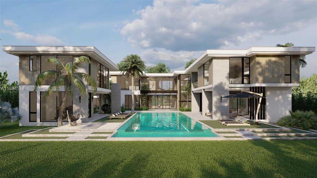 Exterior details and patio area of a home in , Miami (Image 13).