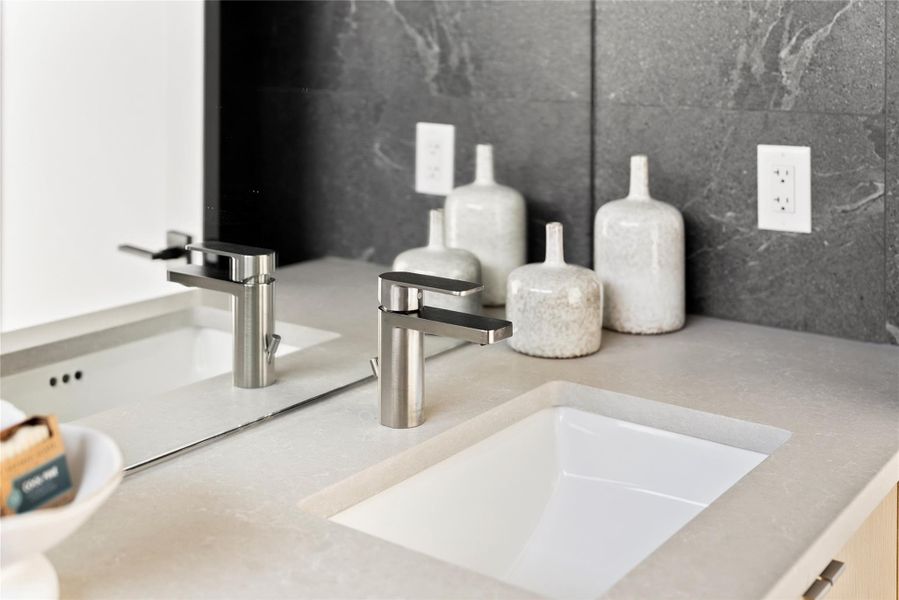 Close-up of interior finishes inside a home in , Austin (Image 19).