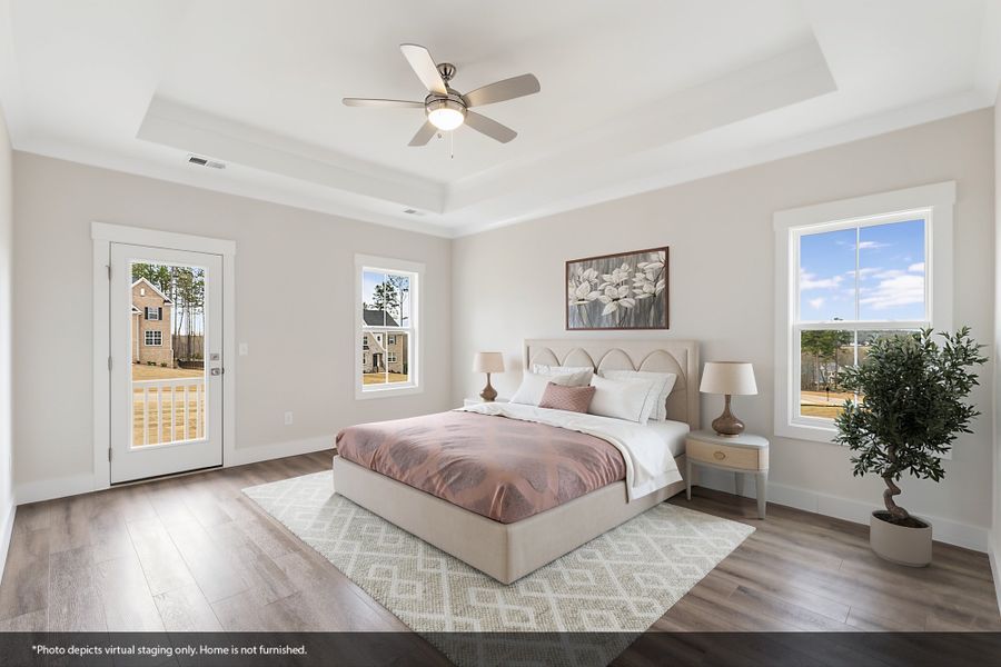 Furnished interior view inside a new home in Suter Estates, Easley (Image 12).