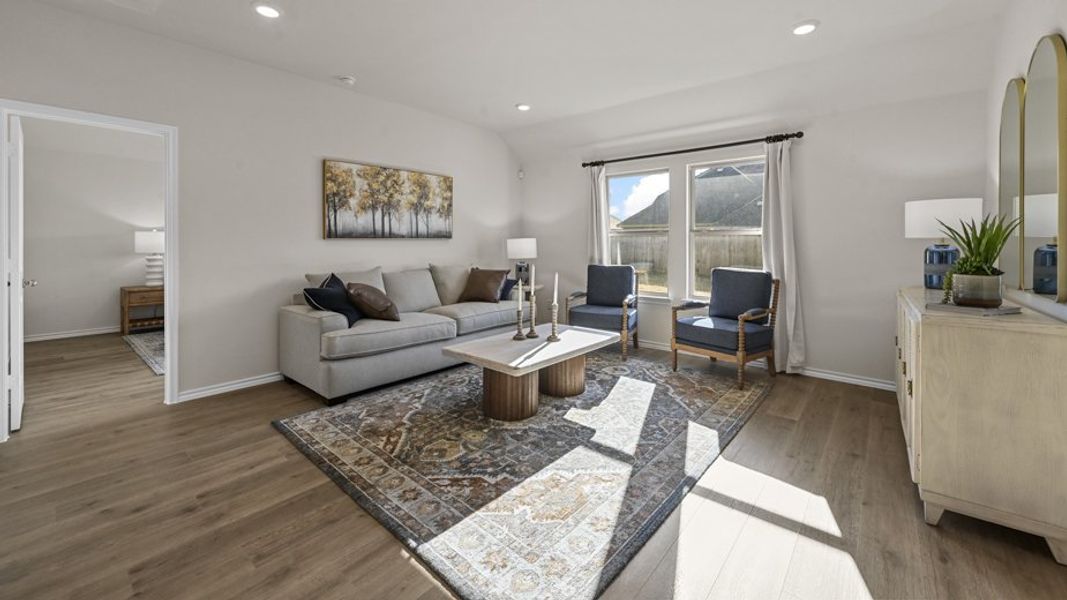 Furnished interior view inside a new home in Stonewyck Farms, Ennis (Image 20).