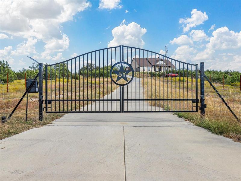 View of gate