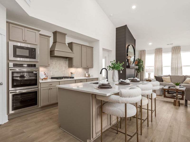 Representative furnished interior of a home built from the The Ridgeport E by Davidson Homes LLC in Benders Cove, Mount Juliet (Image 13).