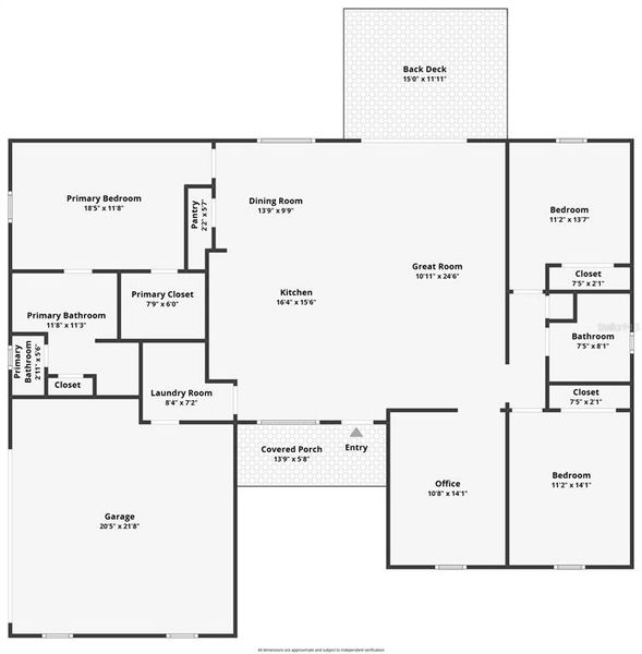2D floor plan layout of this home in , Dunnellon, FL (Image 3).
