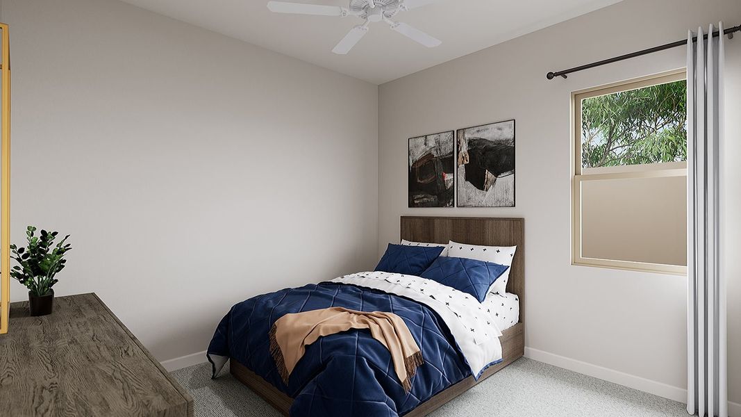 Representative furnished interior of a home built from the Parker Plan 5031 by Tri Pointe Homes in Camerano at Abel Ranch, Goodyear (Image 13).