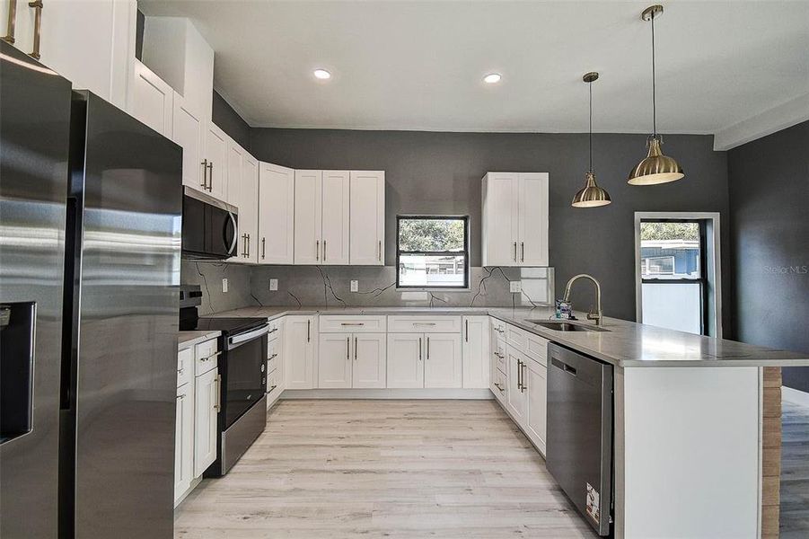 Furnished interior view inside a new home in , St. Petersburg (Image 11).