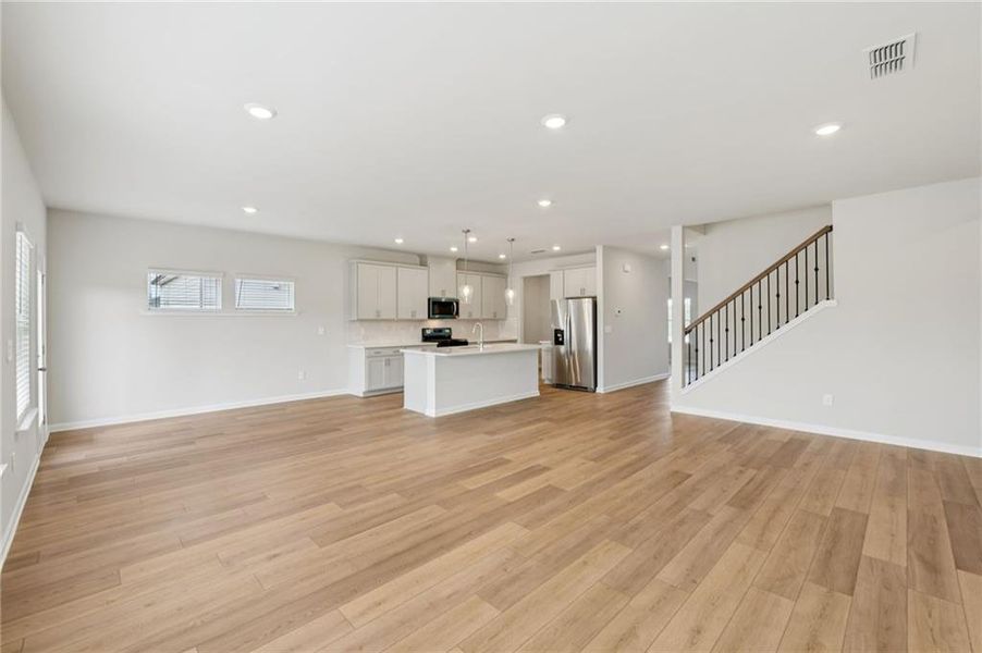 Spacious, unfurnished interior of a new home in Preserve at Mountain Creek, Pendergrass (Image 35).