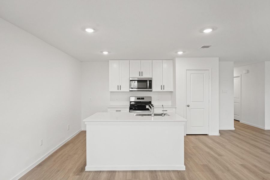 Furnished interior view inside a new home in Sunterra, Katy (Image 4). Furnished interior view inside a new home in Sunterra, Katy (Image 4).