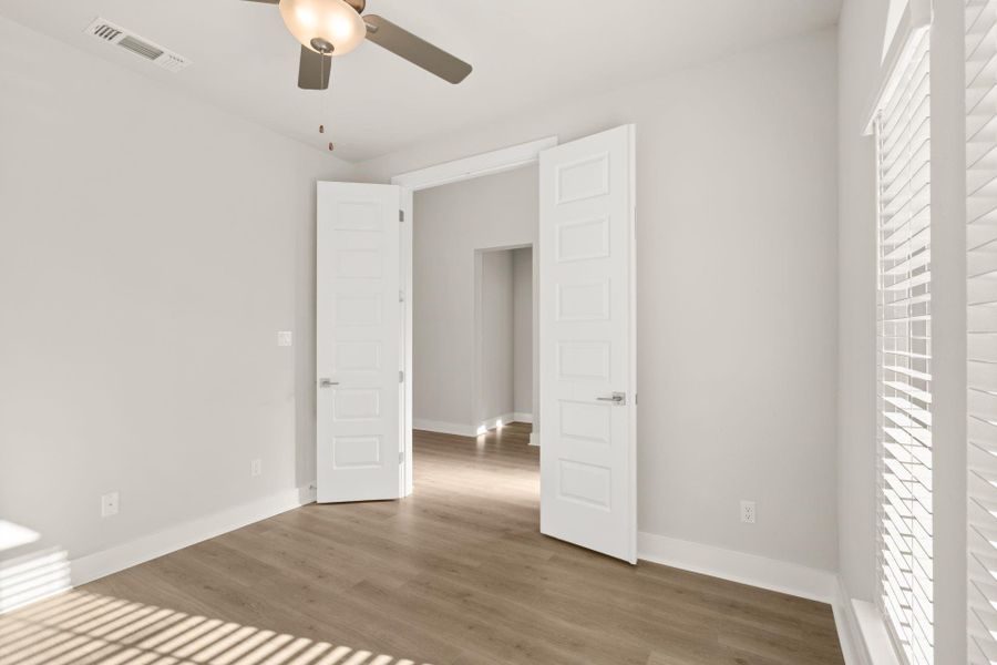 French doors in Study