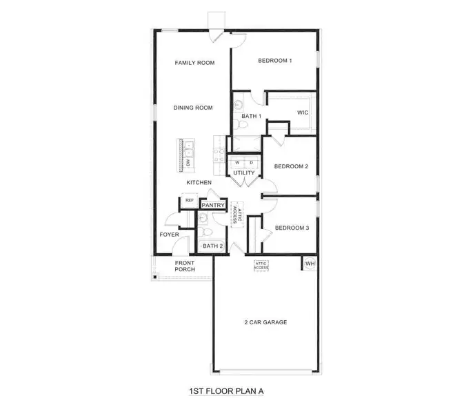 2D floor plan layout of this home in Creekside Ranch, Blue Ridge, TX (Image 2). 2D floor plan layout of this home in Creekside Ranch, Blue Ridge, TX (Image 2).
