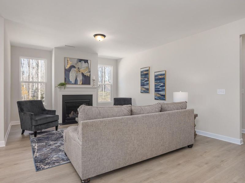 Furnished interior view inside a new home in Woodland Crossing, Zebulon (Image 10).