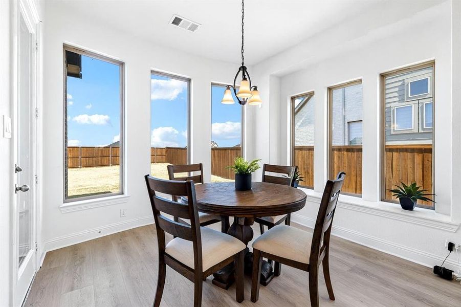 Furnished interior view inside a new home in Sandbrock Ranch, Aubrey (Image 27).