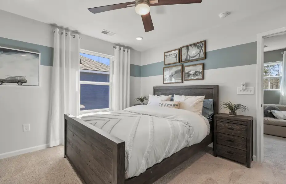 Furnished interior view inside a new home in Solserra, Shallotte (Image 8).