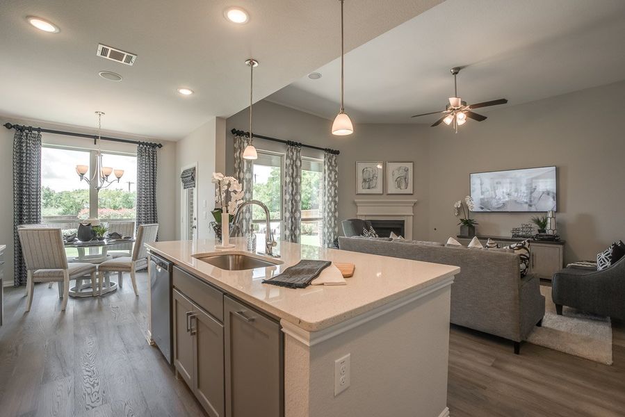 Furnished interior view inside a new home in Wildridge, Oak Point (Image 16).