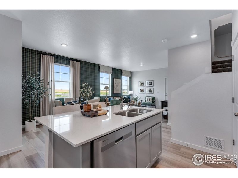 Furnished interior view inside a new home in Vista Meadows, Fort Lupton (Image 6).