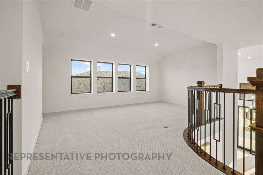 Spacious, unfurnished interior of a new home in Mosaic: 60ft. lots, Celina (Image 10).