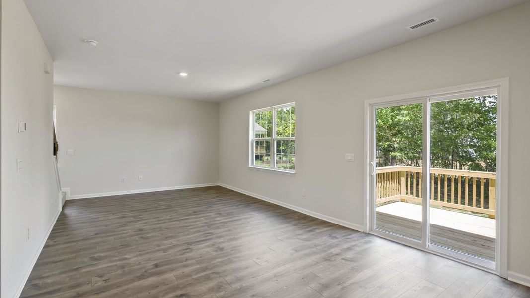 Spacious, unfurnished interior of a new home in Baker Farm, Youngsville (Image 17). Spacious, unfurnished interior of a new home in Baker Farm, Youngsville (Image 17).