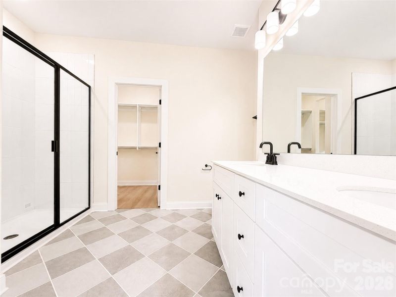 Furnished interior view inside a new home in , Charlotte (Image 9).