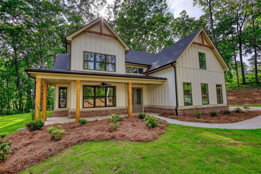 Exterior details and patio area of a home in , Monticello (Image 1). Exterior details and patio area of a home in , Monticello (Image 1).