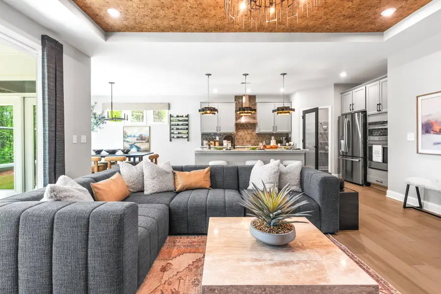 Representative furnished interior of a home built from the Maxwell by Fischer Homes in Easton Park, Dallas (Image 15).