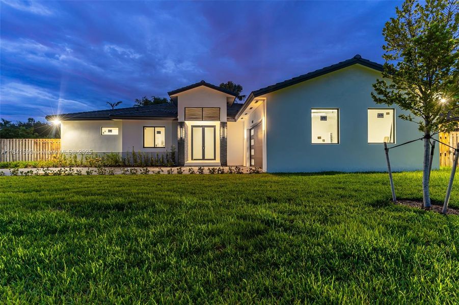 Front exterior of a new home in , Cutler Bay, FL, highlighting curb appeal (Image 31).
