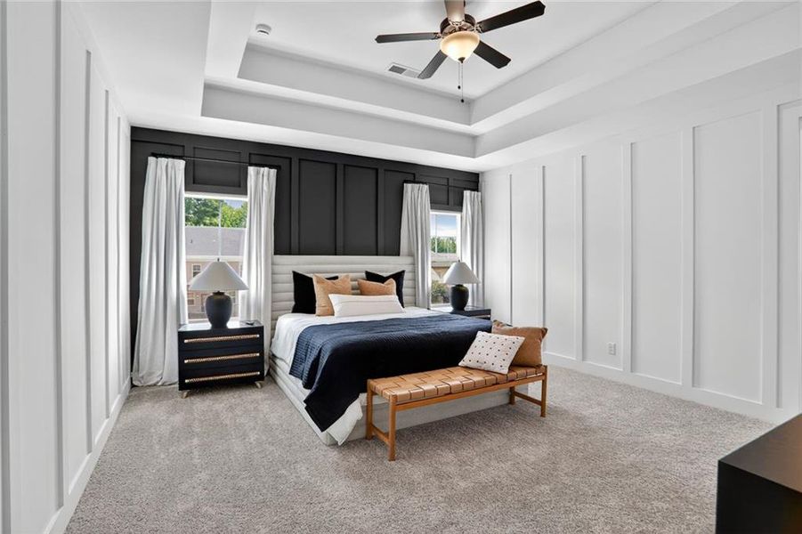 Furnished interior view inside a new home in Governors Parc, Kennesaw (Image 9).
