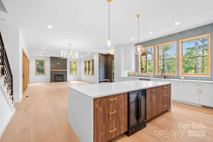 Furnished interior view inside a new home in , Asheville (Image 3).