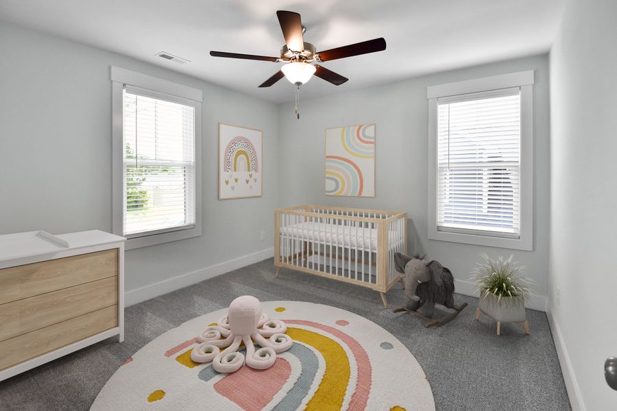 Representative furnished interior of a home built from the Armstrong by Stevens Fine Homes in Parkwood Estates, Leland (Image 14).