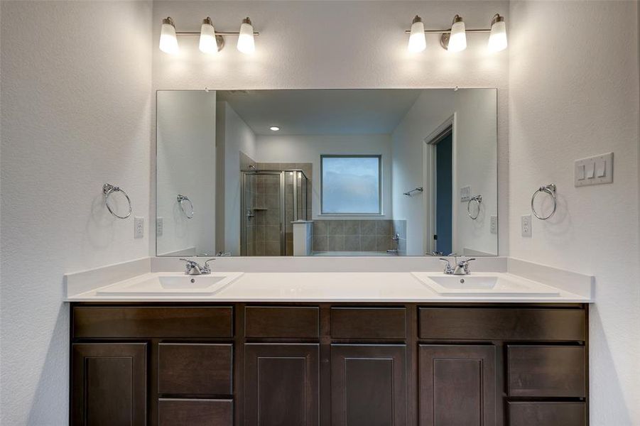 Furnished interior view inside a new home in Palmilla Springs 50s Sales Phase 2, Fort Worth (Image 6). Furnished interior view inside a new home in Palmilla Springs 50s Sales Phase 2, Fort Worth (Image 6).