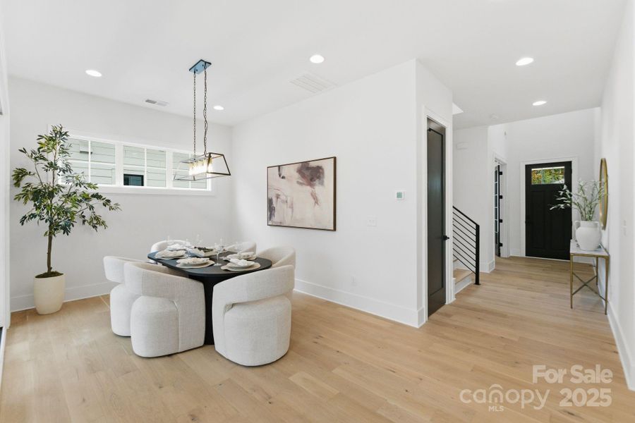 Furnished interior view inside a new home in , Charlotte (Image 28).