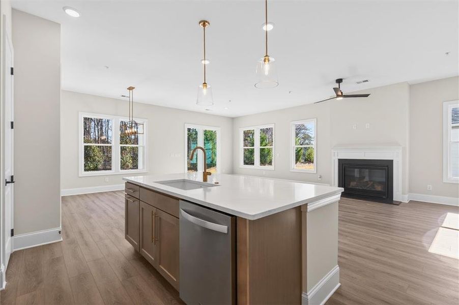 Furnished interior view inside a new home in The Reserve at Bells Ferry, Kennesaw (Image 10).