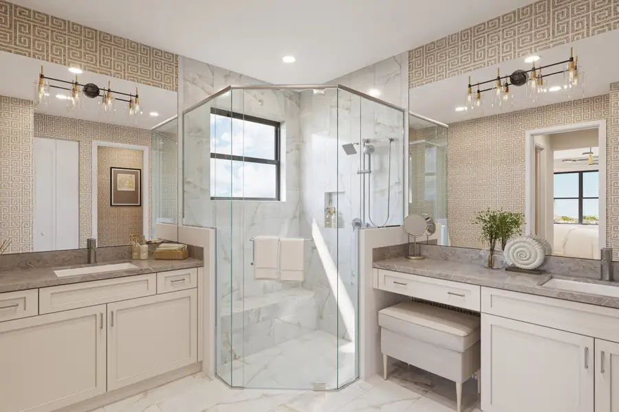 Representative furnished interior of a home built from the Lucia by GL Homes in Valencia Parc at Riverland, Port St. Lucie (Image 10).