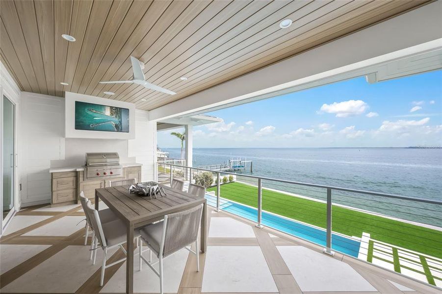 Exterior details and patio area of a home in , Holmes Beach (Image 28). Exterior details and patio area of a home in , Holmes Beach (Image 28).