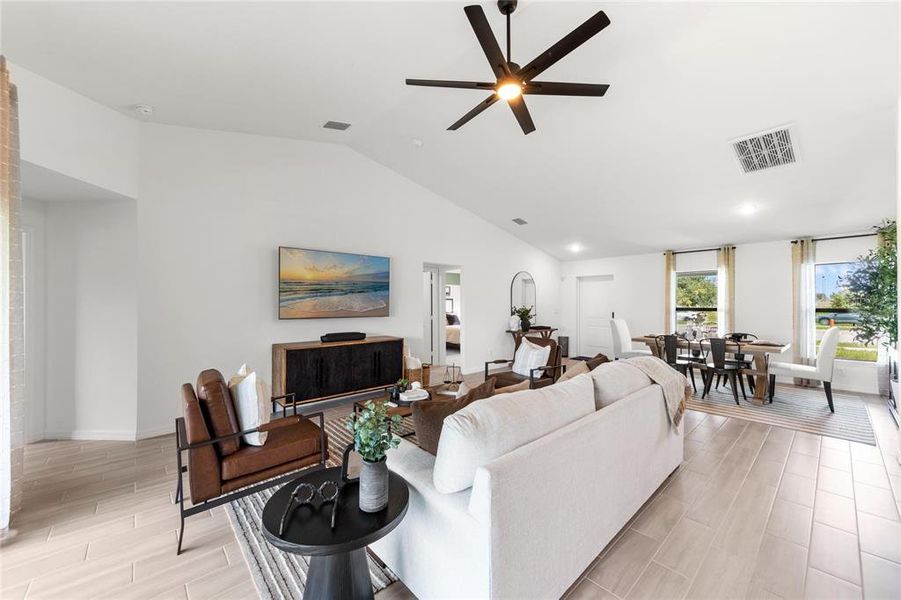 Furnished interior view inside a new home in , Citrus Springs (Image 15).
