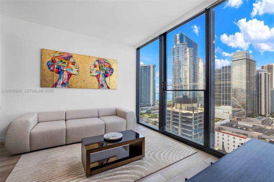 Furnished interior view inside a new home in , Miami (Image 20). Furnished interior view inside a new home in , Miami (Image 20).
