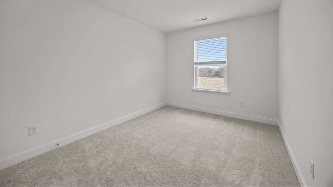 The Beramont Plan by DR homes in Farms at Bellingham, Mooresville, NC - Bedroom 1