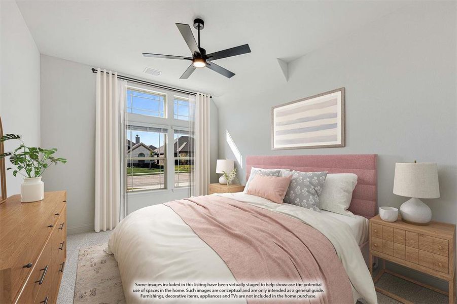 Furnished interior view inside a new home in Timberbrook 3B-4A, Justin (Image 7).