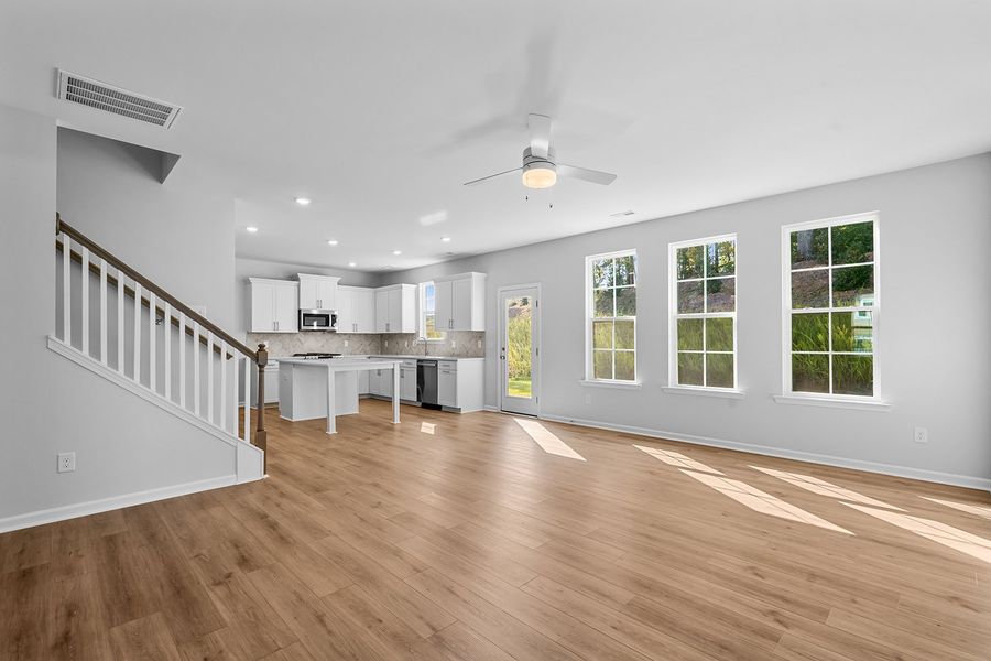 Spacious, unfurnished interior of a new home in Watkins Landing, Kernersville (Image 22).