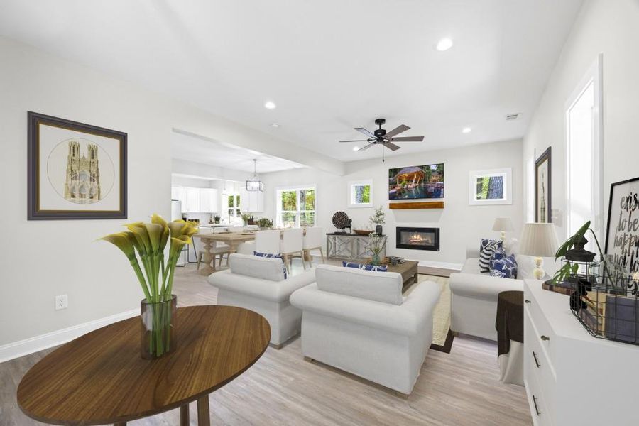 Furnished interior view inside a new home in , Lavonia (Image 15).