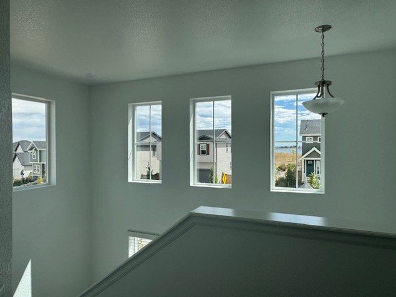 Spacious, unfurnished interior of a new home in Trailstone, Arvada (Image 12). Spacious, unfurnished interior of a new home in Trailstone, Arvada (Image 12).