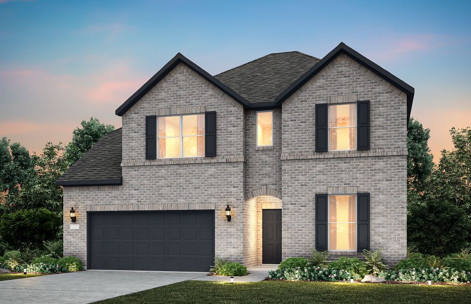 Representative exterior photo of a completed home built from the Wheeler by Pulte Homes in Parks of Village Creek, Burleson, TX (Image 24).